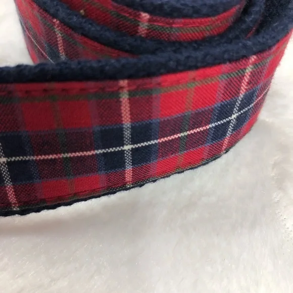 Kitestrings Red Plaid Dress Belt size Medium - Picture 8 of 10